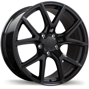 Replika – R217A – Black – 20″x10″ 50mm – All weather Wheels – R217A-2000-73BN+50C715